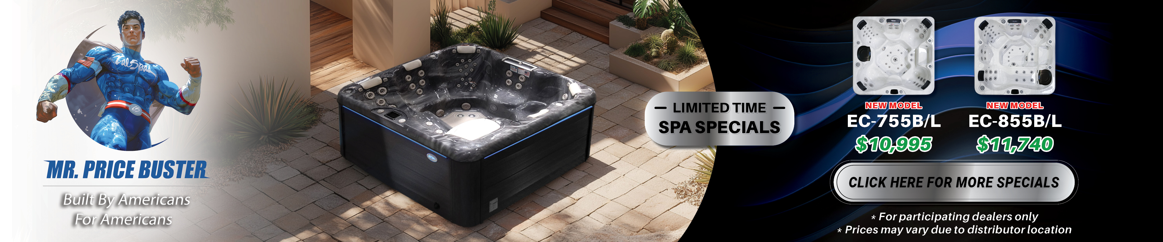 Calspas hot tub being used in a family setting - Fairfield